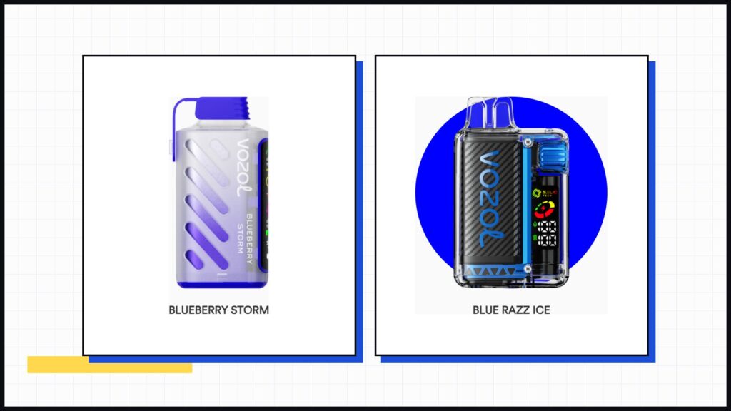 Vozol Gear Power und Vozol Vista Einweg-Vapes